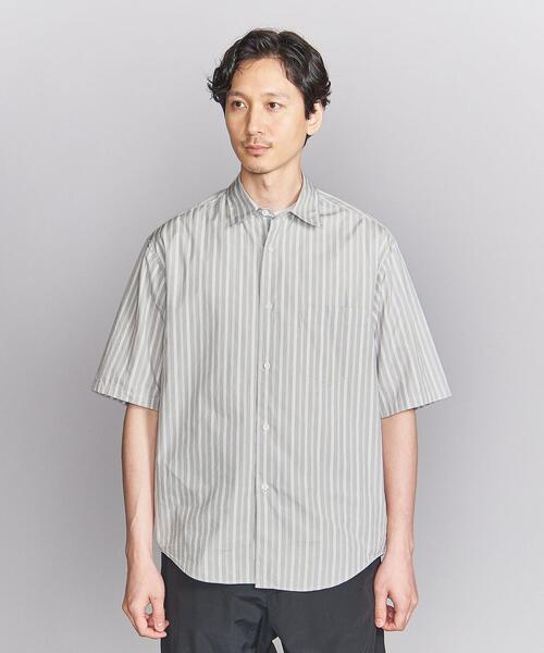 BEAUTY&YOUTH UNITED ARROWS(ビューティーアンドユースユナイテッドアローズ)の「モダンストライプ レギュラーフォルム テーパード シャツ(シャツ/ブラウス・メンズ・ライトブルー/グレー・S/M/L/XL)」の5枚目の写真