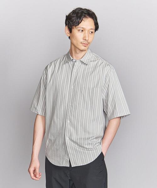 BEAUTY&YOUTH UNITED ARROWS(ビューティーアンドユースユナイテッドアローズ)の「モダンストライプ レギュラーフォルム テーパード シャツ(シャツ/ブラウス・メンズ・ライトブルー/グレー・S/M/L/XL)」の9枚目の写真