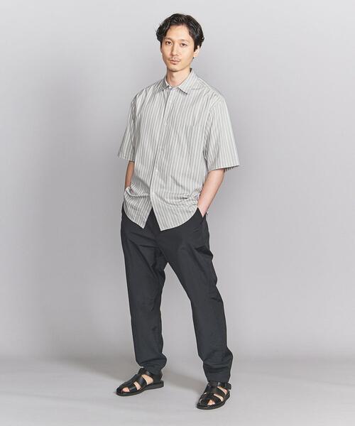 BEAUTY&YOUTH UNITED ARROWS(ビューティーアンドユースユナイテッドアローズ)の「モダンストライプ レギュラーフォルム テーパード シャツ(シャツ/ブラウス・メンズ・ライトブルー/グレー・S/M/L/XL)」の7枚目の写真