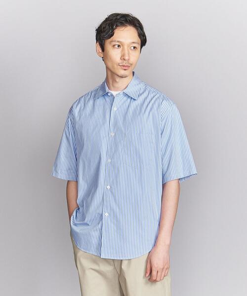 BEAUTY&YOUTH UNITED ARROWS(ビューティーアンドユースユナイテッドアローズ)の「モダンストライプ レギュラーフォルム テーパード シャツ(シャツ/ブラウス・メンズ・ライトブルー/グレー・S/M/L/XL)」の10枚目の写真