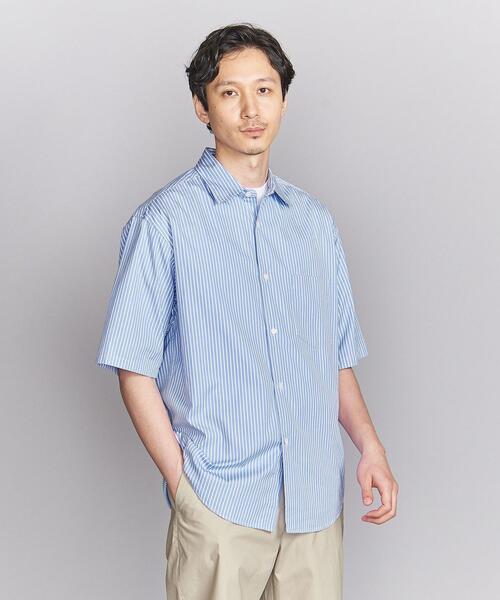 BEAUTY&YOUTH UNITED ARROWS(ビューティーアンドユースユナイテッドアローズ)の「モダンストライプ レギュラーフォルム テーパード シャツ(シャツ/ブラウス・メンズ・ライトブルー/グレー・S/M/L/XL)」の11枚目の写真
