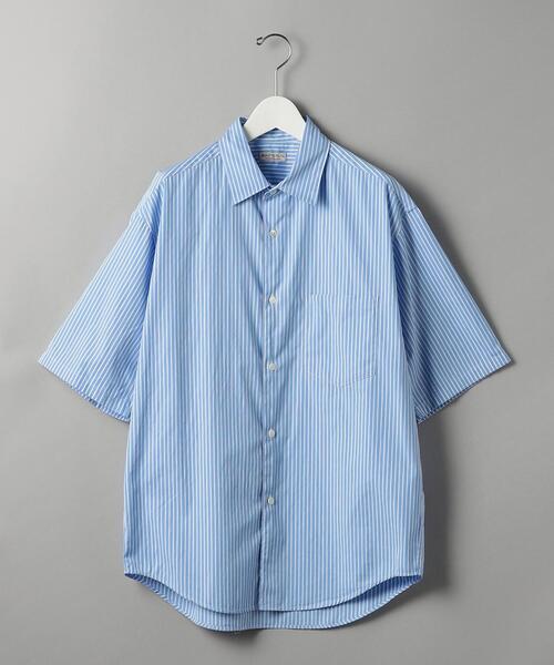 BEAUTY&YOUTH UNITED ARROWS(ビューティーアンドユースユナイテッドアローズ)の「モダンストライプ レギュラーフォルム テーパード シャツ(シャツ/ブラウス・メンズ・ライトブルー/グレー・S/M/L/XL)」の12枚目の写真
