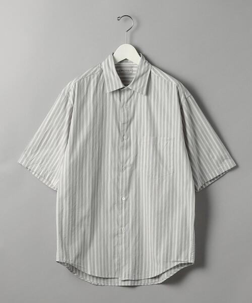 BEAUTY&YOUTH UNITED ARROWS(ビューティーアンドユースユナイテッドアローズ)の「モダンストライプ レギュラーフォルム テーパード シャツ(シャツ/ブラウス・メンズ・ライトブルー/グレー・S/M/L/XL)」の19枚目の写真