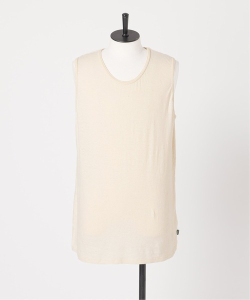 417 EDIFICE(フォーワンセブンエディフィス)の「【Phatee / ファッティー】 別注ヘンプタンクトップ(タンクトップ・メンズ・ブラック/アイボリー・MEDIUM/LARGE/X-LARGE)」の3枚目の写真