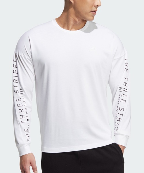 セール】ワーディング 長袖Tシャツ（ジェンダーニュートラル