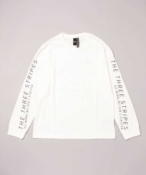 adidas ホワイト 長袖 トレーナー　希少2XL 新品未使用 Amazon | adidas オリジナル キッズ 3ストライプ 長袖Tシャツ