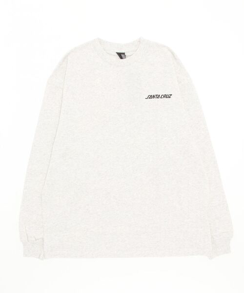 SANTA CRUZ（サンタクルーズ）の「【ムラサキスポーツ別注 Web限定】SANTACRUZ/サンタクルーズ オーバーサイズロンT バックプリントT/スクリ―ミングハンド 三連ロゴ 502223405（Tシャツ/カットソー・メンズ・グレー/ブラック/グリーン/ホワイト・XL/L/M）」の11枚目の写真
