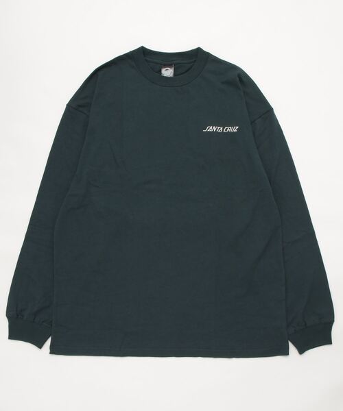 SANTA CRUZ（サンタクルーズ）の「【ムラサキスポーツ別注 Web限定】SANTACRUZ/サンタクルーズ オーバーサイズロンT バックプリントT/スクリ―ミングハンド 三連ロゴ 502223405（Tシャツ/カットソー・メンズ・グレー/ブラック/グリーン/ホワイト・XL/L/M）」の12枚目の写真