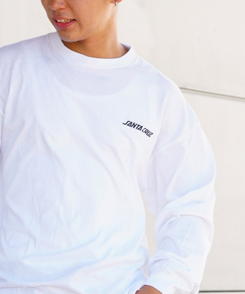 SANTA CRUZ（サンタクルーズ）の「【ムラサキスポーツ別注 Web限定】SANTACRUZ/サンタクルーズ オーバーサイズロンT バックプリントT/スクリ―ミングハンド 三連ロゴ 502223405（Tシャツ/カットソー・メンズ・グレー/ブラック/グリーン/ホワイト・XL/L/M）」の16枚目の写真