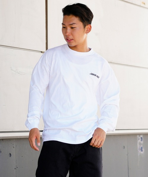 SANTA CRUZ（サンタクルーズ）の「【ムラサキスポーツ別注 Web限定】SANTACRUZ/サンタクルーズ オーバーサイズロンT バックプリントT/スクリ―ミングハンド 三連ロゴ 502223405（Tシャツ/カットソー・メンズ・グレー/ブラック/グリーン/ホワイト・XL/L/M）」の14枚目の写真