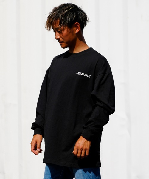 SANTA CRUZ（サンタクルーズ）の「【ムラサキスポーツ別注 Web限定】SANTACRUZ/サンタクルーズ オーバーサイズロンT バックプリントT/スクリ―ミングハンド 三連ロゴ 502223405（Tシャツ/カットソー・メンズ・グレー/ブラック/グリーン/ホワイト・XL/L/M）」の22枚目の写真
