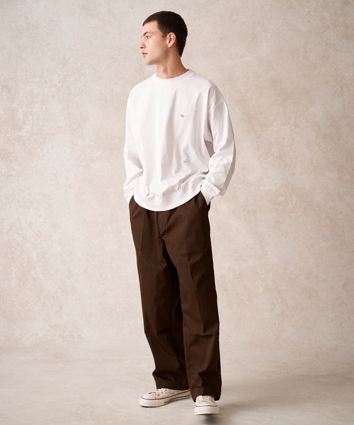 DANTON（ダントン）の「DANTON | コットンジャージー クルーネックTシャツ MEN（Tシャツ/カットソー・メンズ・グレー/ホワイト/グリーン/ホワイト系その他5・42/40/44）」の6枚目の写真