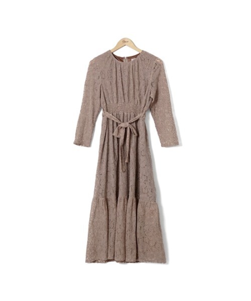 flower（フラワー）の「プレイフルレースワンピース（ワンピース・レディース・ブラウン/グリーン・FREE）」の8枚目の写真