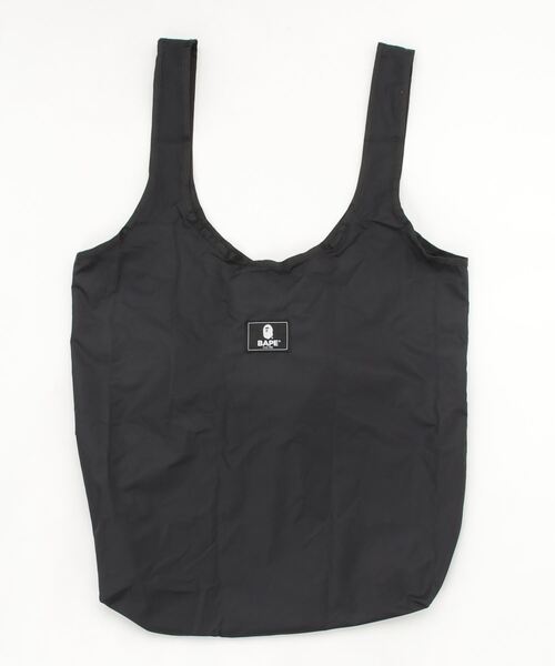 A BATHING APE(アベイシングエイプ)の「WEB限定/BUSY WORKS ECO BAG M BAPEC(エコバッグ/サブバッグ・メンズ・ブラック・FREE)」の2枚目の写真