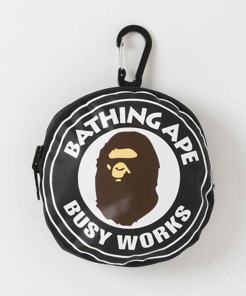 A BATHING APE(アベイシングエイプ)の「WEB限定/BUSY WORKS ECO BAG M BAPEC(エコバッグ/サブバッグ・メンズ・ブラック・FREE)」の10枚目の写真