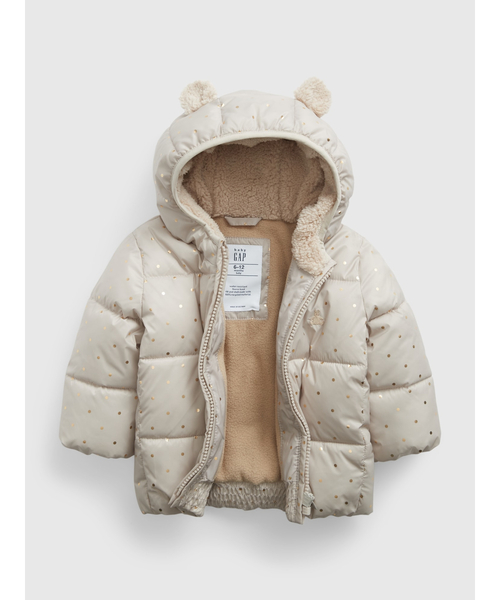 GAP（ギャップ）の「裏ボア パファージャケット (ベビー)（ダウンジャケット/コート・キッズ・その他・6-12M/12-18M/18-24M）」の2枚目の写真