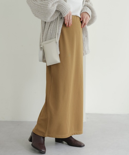 DISCOAT（ディスコート）の「リップルナロースカート（スカート・レディース・ブラック/ダークグリーン/ピンク/オレンジ/モカ・SMALL/MEDIUM/LARGE）」の2枚目の写真