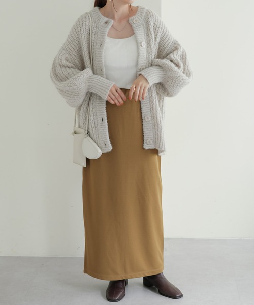 DISCOAT（ディスコート）の「リップルナロースカート（スカート・レディース・ブラック/ダークグリーン/ピンク/オレンジ/モカ・SMALL/MEDIUM/LARGE）」の12枚目の写真