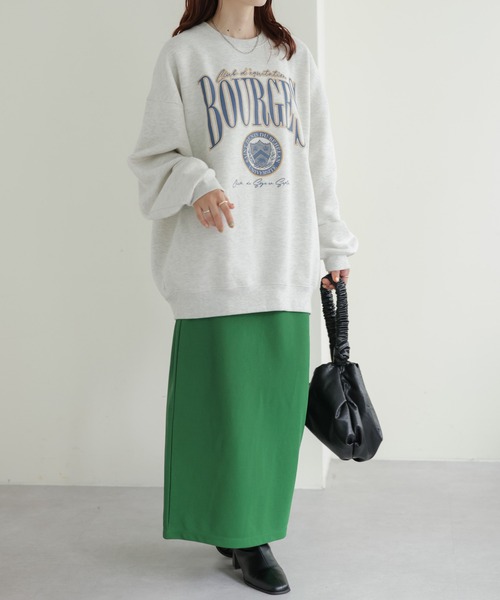 DISCOAT（ディスコート）の「リップルナロースカート（スカート・レディース・ブラック/ダークグリーン/ピンク/オレンジ/モカ・SMALL/MEDIUM/LARGE）」の22枚目の写真