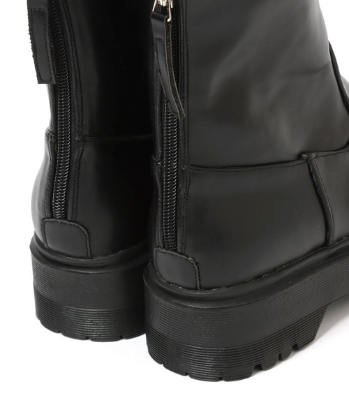 repipi armario（レピピ アルマリオ）の「バックZIPブーツ（ブーツ・キッズ・ホワイト/ブラック・MEDIUM/LARGE）」の20枚目の写真