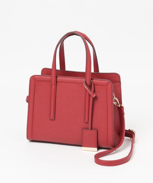 GLOBAL WORK(グローバルワーク)の「スクエアショルダーS/一部店舗限定/349577(ショルダーバッグ・レディース・ブラック/ベージュ/レッド/ホワイト・FREE)」の1枚目の写真