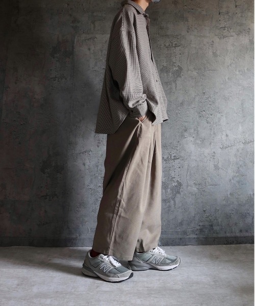 CASPER JOHN（キャスパージョン）の「Balloon Baker Pants/バルーンベイカーパンツ（その他パンツ・メンズ・グレー/ダークベージュ/ブラック・マルチサイズ）」の8枚目の写真