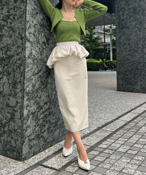 EIMY ISTOIRE（エイミーイストワール）の「アシンメトリーチャームパンプス（パンプス・レディース・ホワイト/ブラック/ピンク/ライム・S/M/L）」の19枚目の写真