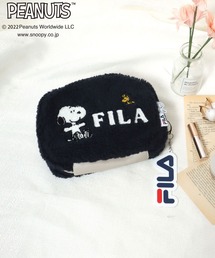 PEANUTS（ピーナッツ）の「FILA×PEANUTSコラボ スヌーピーボアミニポーチ（ポーチ・キッズ）」