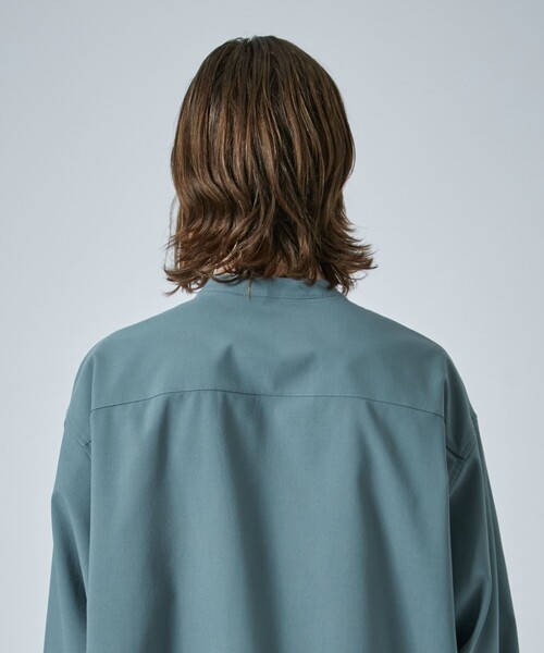 CITY TOKYO（シティトウキョウ）の「【洗える/シワ防止】FEEL LIGHTリラックスバンドカラーシャツ（シャツ/ブラウス・メンズ・ブラック/グレー/ブルー/ミント・1/2/3）」の20枚目の写真