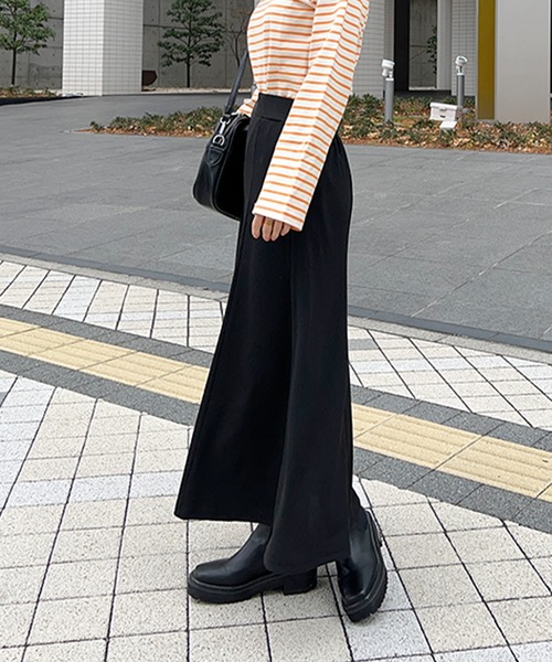 Isn't She?（イズントシー）の「リブマーメイドスカート（スカート・レディース・ライトグリーン/サーモンピンク/ブラック・FREE）」の11枚目の写真