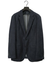 m.f.editorial（エムエフエディトリアル）の「エムエフエディトリアルメンズ/m.f.editorial:MEN 軽量ストレッチ セットアップ 2ボタンスリムジャケット デニム紺 (セットアップパンツございます)（スーツジャケット・メンズ）」