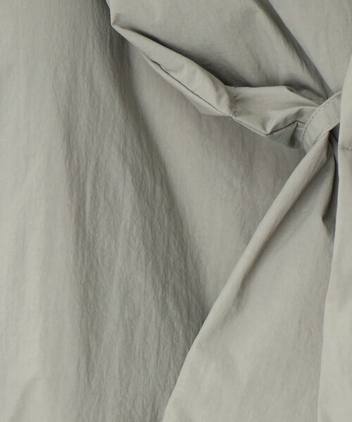 THE SHOP TK （ザ ショップ ティーケー ）の「◆【蓄熱保温/軽量/マフラー付】中綿ノーカラーブルゾン（ブルゾン・レディース・ネイビー/ホワイト系/オリーブ・12/11/10/13）」の8枚目の写真