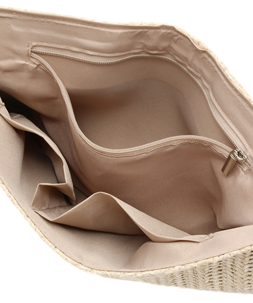 ROSE BUD(ローズバッド)の「(LL ACCESSORIES)B1681A LACE FLAP CLUTCH BAG(クラッチバッグ・レディース・ブラック/クリーム・ONE SIZE)」の5枚目の写真