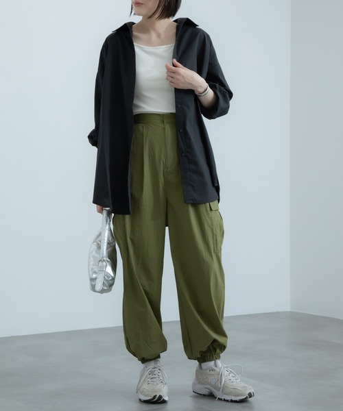 HEILIS(ヘイリス)の「ブロードオーバーサイズシャツ / カラーシャツ シャツ オーバーサイズ(シャツ/ブラウス・レディース・ブラック/ピンク・FREE)」の13枚目の写真