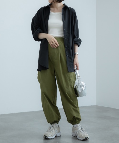 HEILIS(ヘイリス)の「ブロードオーバーサイズシャツ / カラーシャツ シャツ オーバーサイズ(シャツ/ブラウス・レディース・ブラック/ピンク・FREE)」の14枚目の写真