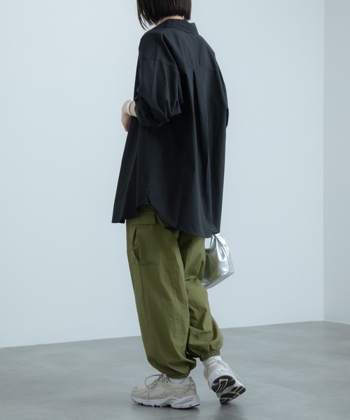 HEILIS オーバーシャツ セール】ブロードオーバーサイズシャツ / カラーシャツ シャツ