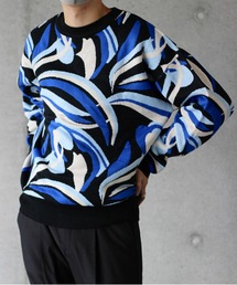 y/m by れぽすけ | マルチパターンジャガードニットプルオーバー(ニット/セーター)