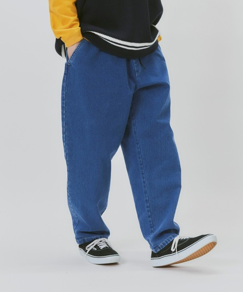 BACK NUMBER(バックナンバー)の「【BACK NUMBER】「WARM」デニムイージーパンツ(デニムパンツ・メンズ・ダークグレー/ダークインディゴブルー・L/S/M)」の2枚目の写真