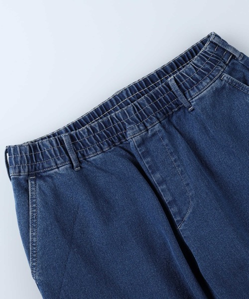 BACK NUMBER(バックナンバー)の「【BACK NUMBER】「WARM」デニムイージーパンツ(デニムパンツ・メンズ・ダークグレー/ダークインディゴブルー・L/S/M)」の6枚目の写真