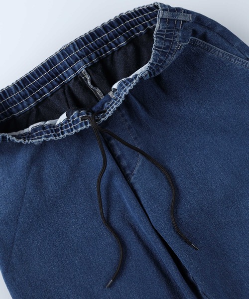 BACK NUMBER(バックナンバー)の「【BACK NUMBER】「WARM」デニムイージーパンツ(デニムパンツ・メンズ・ダークグレー/ダークインディゴブルー・L/S/M)」の7枚目の写真