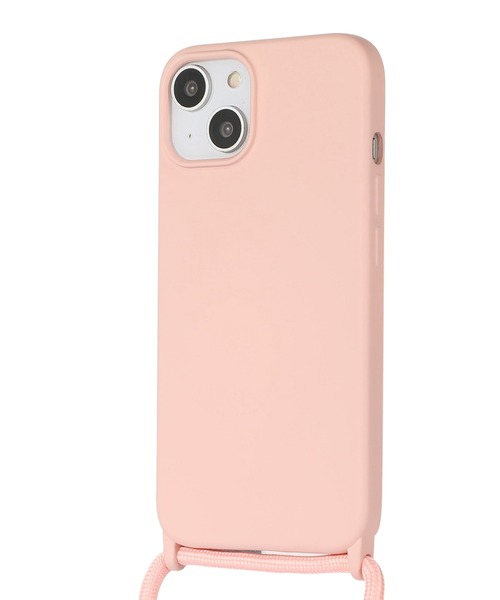 TeddyShop（テディショップ）の「【iPhone14 Pro用】推し色マットカラーネックストラップ付ケース（スマホケース/カバー・レディース・ブラック/ブラウン/ピンク/グリーン/パープル・ONE SIZE）」の22枚目の写真