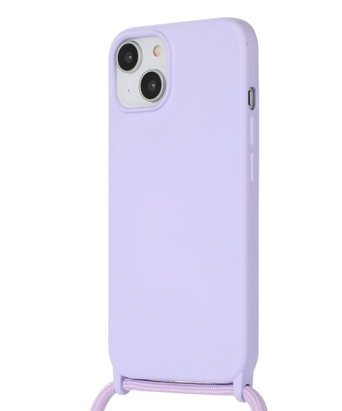 TeddyShop（テディショップ）の「【iPhone14 Pro用】推し色マットカラーネックストラップ付ケース（スマホケース/カバー・レディース・ブラック/ブラウン/ピンク/グリーン/パープル・ONE SIZE）」の18枚目の写真