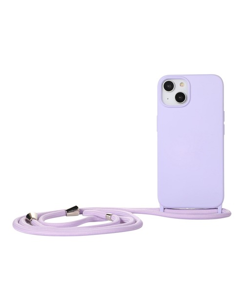 TeddyShop（テディショップ）の「【iPhone14 Pro用】推し色マットカラーネックストラップ付ケース（スマホケース/カバー・レディース・ブラック/ブラウン/ピンク/グリーン/パープル・ONE SIZE）」の20枚目の写真