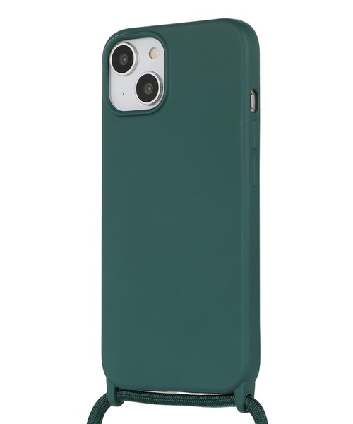 TeddyShop（テディショップ）の「【iPhone14 Pro用】推し色マットカラーネックストラップ付ケース（スマホケース/カバー・レディース・ブラック/ブラウン/ピンク/グリーン/パープル・ONE SIZE）」の15枚目の写真