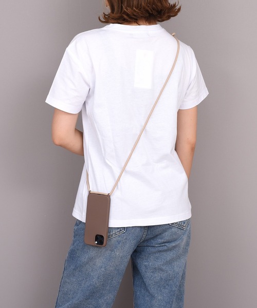 TeddyShop（テディショップ）の「【iPhone14 Pro用】推し色マットカラーネックストラップ付ケース（スマホケース/カバー・レディース・ブラック/ブラウン/ピンク/グリーン/パープル・ONE SIZE）」の13枚目の写真