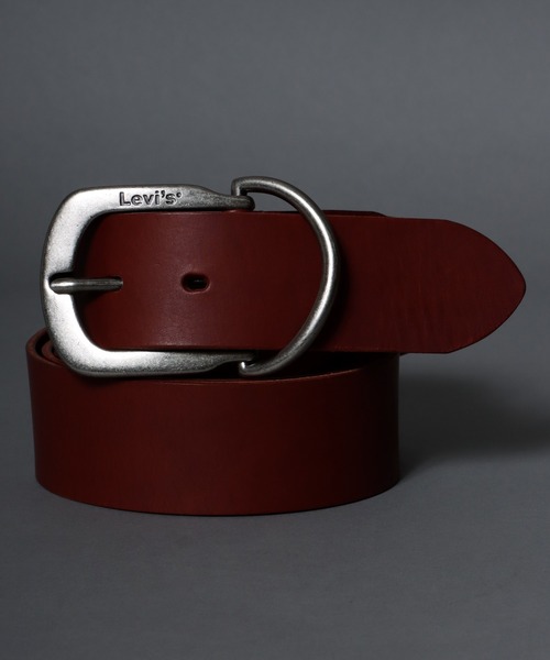 Levi's(リーバイス)の「【Levi's】変形帆型バックル 40mm レザーベルト(ベルト・メンズ・ダークブラウン/ブラウン/ブラック・FREE)」の3枚目の写真