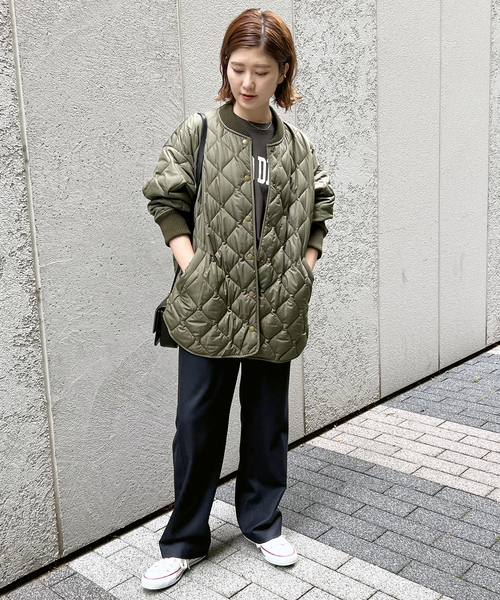 Spick & Span(スピックアンドスパン)の「≪追加≫Peキルティングブルゾン(ブルゾン・レディース・ベージュ/カーキ・36/38)」の8枚目の写真