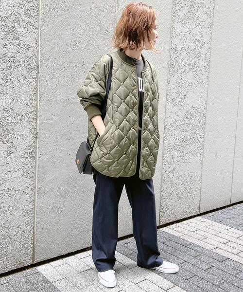 Spick & Span(スピックアンドスパン)の「≪追加≫Peキルティングブルゾン(ブルゾン・レディース・ベージュ/カーキ・36/38)」の14枚目の写真