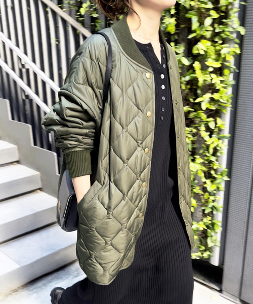 Spick & Span(スピックアンドスパン)の「≪追加≫Peキルティングブルゾン(ブルゾン・レディース・ベージュ/カーキ・36/38)」の21枚目の写真