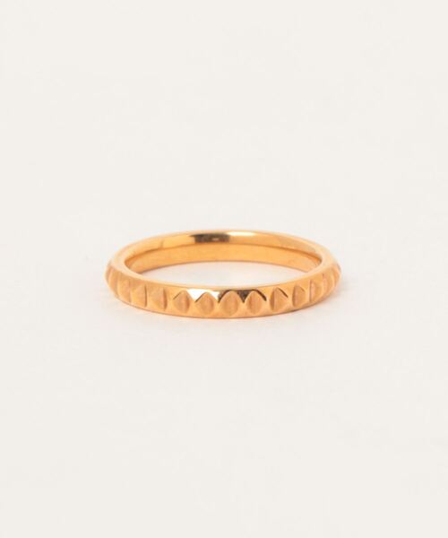 B.I.D.(ビーアイディー)の「《サージカルステンレス》2.6mm ピラミッドリング(リング・レディース・ブラック/シルバー/ピンクゴールド・11号/9号/13号/17号/19号/7号/15号/21号)」の3枚目の写真